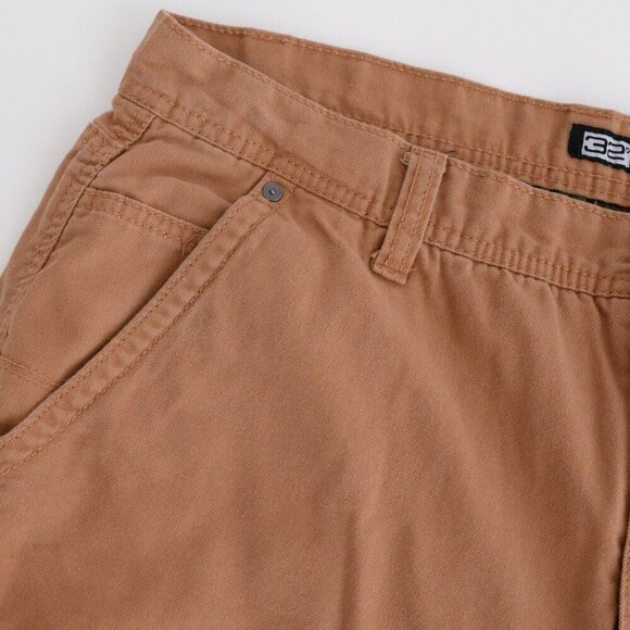 32 Degrees Heat Tan Heavyweight Cotton Lined Carpenter Dungarees Pants 38X32 - Picture 10 of 14